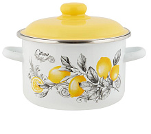 APPETITE 6RD221M CITRON эмал цил 5,5л Кастрюля APPETITE 6RD221M CITRON эмал цил 5,5л