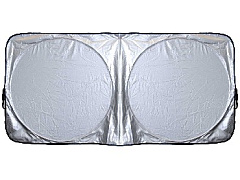 NOVA BRIGHT металлизированная, под лобовое стекло (серебро), 130х60см 46480 Шторки солнцезащитные