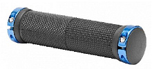 STELS Грипсы XH-G59BL 130 мм чёрные, синие кольца, в инд. упаковке 150131 LU074691 Грипсы STELS Грипсы XH-G59BL 130 мм чёрные, синие кольца, в инд. уп