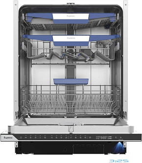 БИРЮСА DWB-614/5 белый Встраиваемая п/м