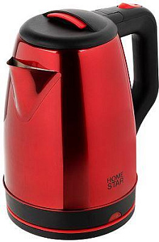 HOMESTAR HS-1003 red (1.8л. металл) Чайник