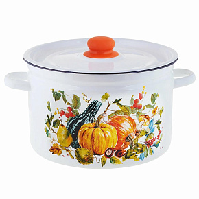 APPETITE 1с18с Осень эмал цил 7,0л Кастрюля APPETITE 1с18с Осень эмал цил 7,0л