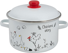 FOOD ATELIER 1RD221М Chickens’stories эмал цил 5,5л Кастрюля