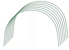 GRINDA 422311-60-85 Дуги для парника проволочные 1,7м, 6шт дуги