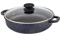 ТРАДИЦИЯ ТС9263 а/пр литая 26см стекл/кр Сапфир Жаровня ТРАДИЦИЯ ТС9263 а/пр литая 26см стекл/кр Сапфир