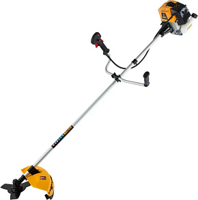 DENZEL Триммер бензиновый DR52, 52 см3, неразъемная штанга, состоит из 2 частей 96275 Бензиновый триммер