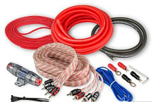 AURA AMP-2404 4-х канальный 4Ga Комплект проводов