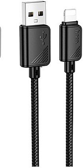 HOCO (6942007646116) X113i USB 2.4A для Lightning , черный Кабель