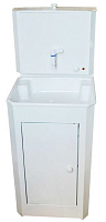 ВИХРЬ 74/4/10 Умывальник дачный КОМФОРТ, без подогрева, пластиковая мойка, цвет белый Умывальник