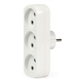 SMARTBUY (SBE-16-A06-3z) 3 гнезда без заземления 10А 250B Разветвитель