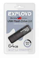 EXPLOYD EX-64GB-620-Black USB флэш-накопитель