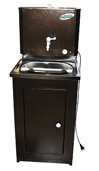 ЧИСТЮЛЯ бак полимерное покр. с ЭВН+мойка нерж. медь Умывальник