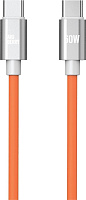 AKSBERRY (6900333080011) X165 Liquid silicone Type-C -Type-C, оранжевый Кабель AKSBERRY (6900333080011) X165 Liquid silicone Type-C -Type-C, оранжевый