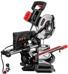 P.I.T. Пила торцовочная электрич. PCM210-C (1700Вт, 210мм, 3500/4900об/мин, +-45°, протяжка, лазер)