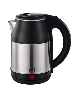 HOMESTAR HS-1034 (1,8 л. металл) черный Чайник электрисеский