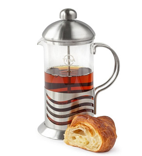 TIMA КРУАССАН 600мл. нержавеющая сталь, боросиликатное стекло. FF-600 Френч-пресс TIMA КРУАССАН 600мл. нержавеющая сталь, боросиликатное стекло. FF-60
