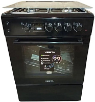 VESTA Valencia VGE 6042.1245678 черная Плита газоэлектрическая