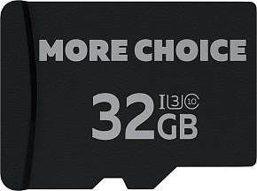 MORE CHOICE (4620202552273) 32Gb Micro-SD Class10 V10 MC32 Карта памяти