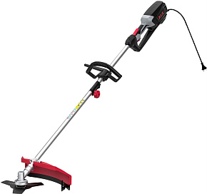 P.I.T. Триммер электрич. PTR1250-EL (1600Вт, 6800об/мин, Ø420 мм, ремень, разъем. штанга, нож+леска)