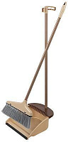 РЫЖИЙ КОТ MINI с длинными рукоятками: совок и щетка (цвет бежевый) (109045) Сухая уборка