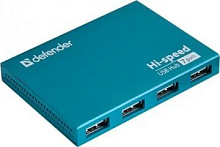 DEFENDER (83505) Septima Slim USB2.0, 7портов,блок питания2A USB хаб