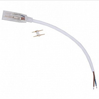 ECOLA SCJN12ESB LED STRIP 220V CONNECTOR кабель питания 150мм с муфтой и разъемом IP68 для ленты 12X7 аксессуары для светильников