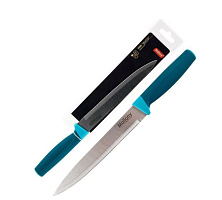 MALLONY Нож с рукояткой софт-тач VELUTTO MAL-02VEL разделочный, 19 см (005525) Нож