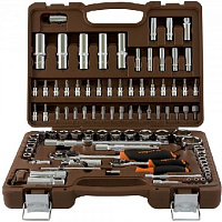 OMBRA OMT94S торцевые головки 1/4", 1/2"DR 4-32 мм, аксессуары к ним, 94 предмета Набор головок