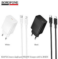 BOROFONE (6941991122712) BAS73Aia 1Type-C 3.0A PD20W Black СЗУ BOROFONE (6941991122712) BAS73Aia 1Type-C 3.0A PD20W Black