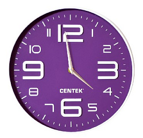 CENTEK СТ-7101 Violet Часы