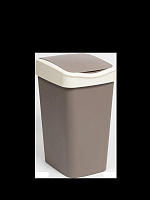 VIOLET Tandem Ведро для мусора 10л (шоколад/слон.кость) 841022 Ведро для мусора