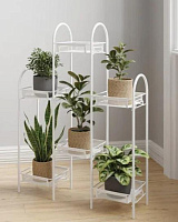 ЗМИ Подставка для цветов "Лира 36" (Белый) ПДЦЛИ36 Б Подставка для цветов