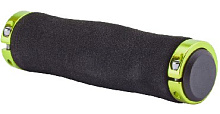 STELS Грипсы XH-GN02BL 130 мм чёрные, материал EVA, зеленые кольца, в инд. упаковке 150243 LU089188 Грипсы STELS Грипсы XH-GN02BL 130 мм чёрные, матер