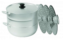 КАЛИТВА 18453 алюм 4,5л 3 диска Мантоварка КАЛИТВА 18453 Манты-казан алюм 4,5л 3 диска