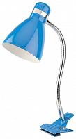 REXANT (603-1013) голубой Светильник настольный Моби, с цоколем Е27, 60 Вт Светильник настольный