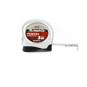 MATRIX Рулетка Magnetic, 3 м х 16 мм, магнитный зацеп 31010 Рулетка