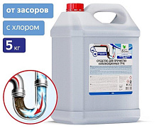 CLEAN&GREEN CG8073 Turbo-Gel для прочистки канализационных труб (щелочное) 750мл Чистящее средство CLEAN&GREEN CG8073 для прочистки канализационных тр