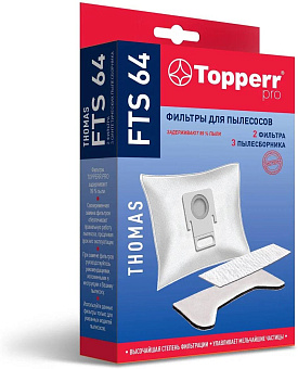 TOPPERR FTS 64 Комплект фильтров для пылесосов Thomas Hygiene-Box