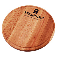 ТРАДИЦИЯ 03-2т круглая бук 24см Доска разделочная ТРАДИЦИЯ бук 24см круглая 03-2т