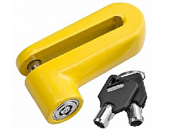 STELS Замок 83211 на дисковый тормоз противоугонный жёлтый 540025 LU049509 Замок