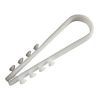 SMARTBUY (SBE-CJ-18-w) белый - 100 шт. дюбель-хомут