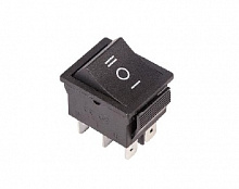 REXANT (36-2370) выключатель клавишный (RWB-508, SC-767) черный (50) Выключатель-кнопка