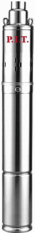 P.I.T. Насос скважинный электрич. PSW550-T (550Вт, напор 80м, 23л/мин, нерж. сталь, терм. защ, винт)
