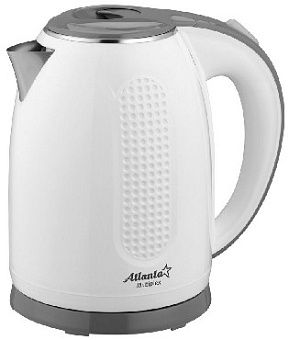 ATLANTA ATH-2427 (1,7л. пластик) белый Чайник электрический