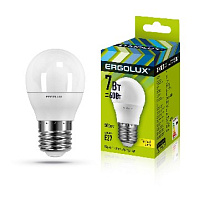 ERGOLUX (12143) LED-G45-7W-E27-3K Лампа светодиодная