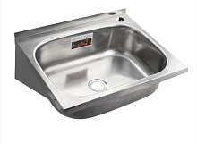 FABIA PROFI 504006 Раковина антивандальная с кронштейнами к стене 500х400мм толщина 0,8-0,6мм из нержавеющей стали 201, полированная Раковина антиванд