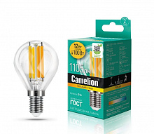 CAMELION (13712) LED12-G45-FL/830/E14 Лампа