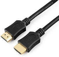 CABLEXPERT Кабель HDMI CC-HDMI4L-1.5M черный (1.5м, 19M/19M, v2.0, Light, позол.контакты, экран, пакет) (CC-HDMI4L-1.5M)