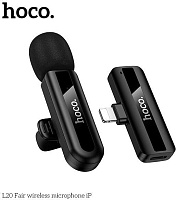 HOCO (6942007655484) L20i Black Микрофон HOCO (6942007655484) L20i Black