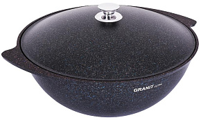 KUKMARA кгг65а а/пр литой 6,0л д/плова алюм/кр Granit ultra blue Казан